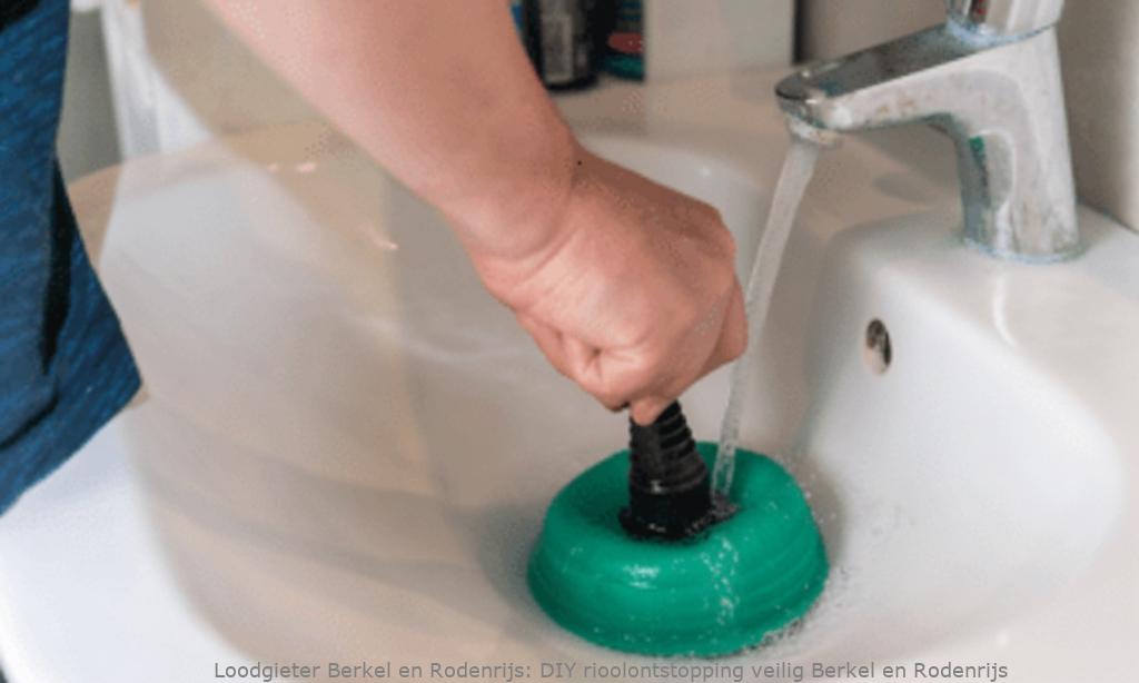 DIY rioolontstopping veilig Berkel en Rodenrijs