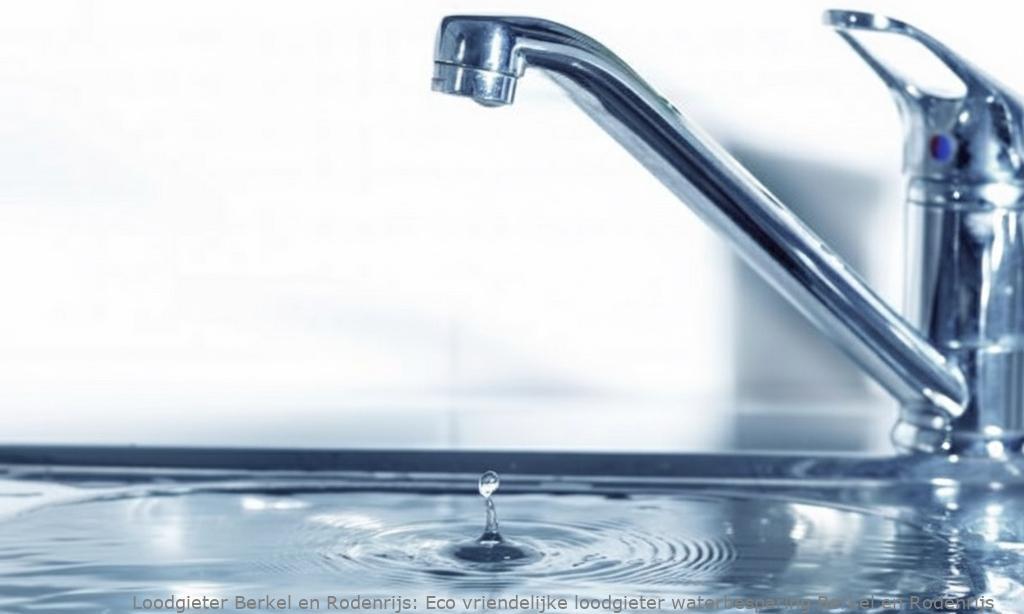 Eco vriendelijke loodgieter waterbesparing Berkel en Rodenrijs