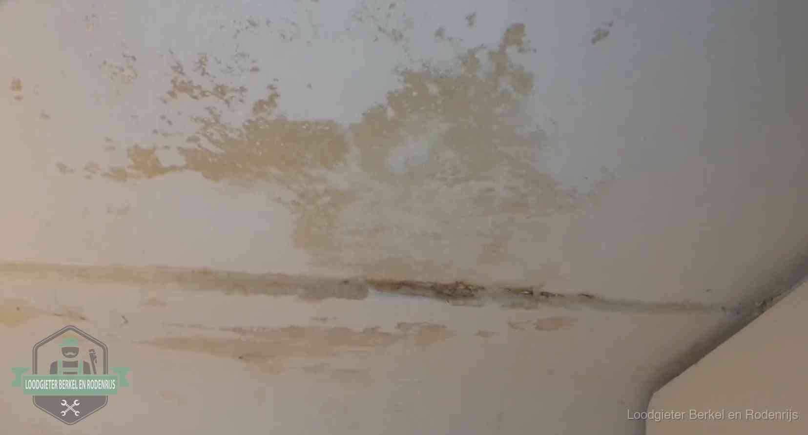 Watervlekken op een plafond in Berkel en Rodenrijs, schade die je bij de verzekering meldt