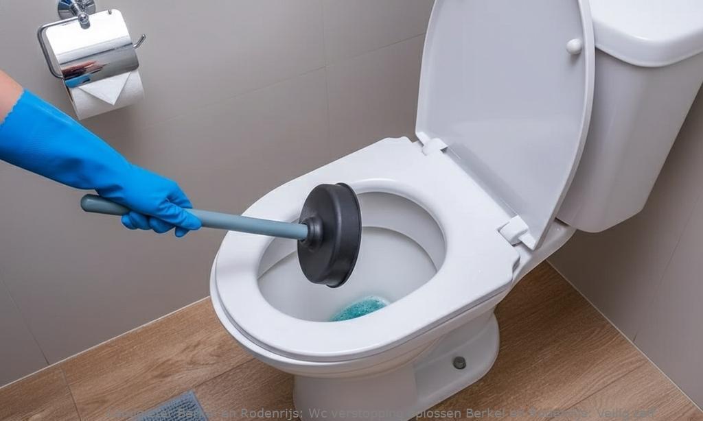 Wc verstopping oplossen Berkel en Rodenrijs: Veilig zelf